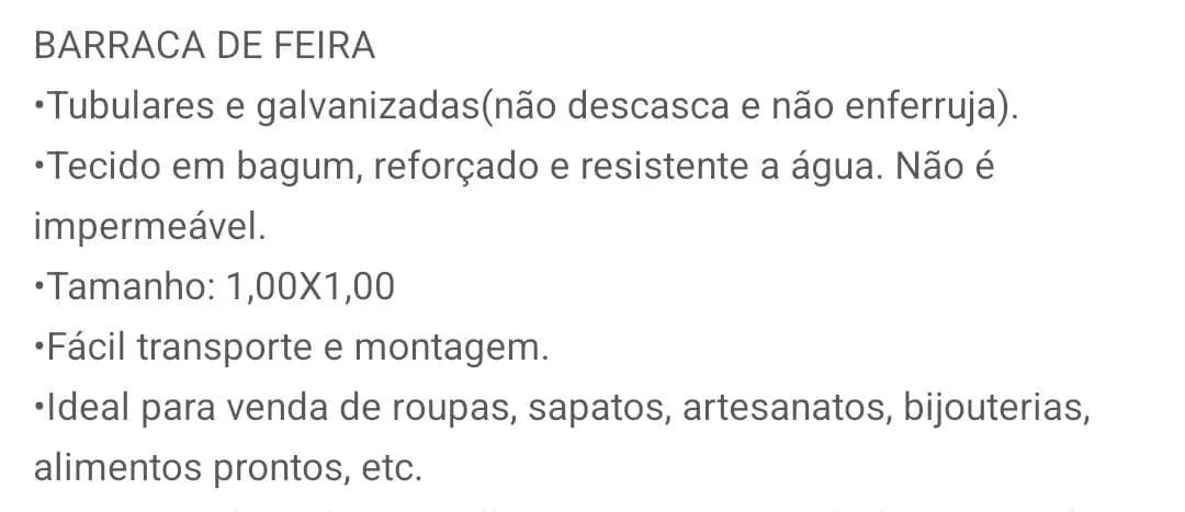 Barraca de feira - Foto 2