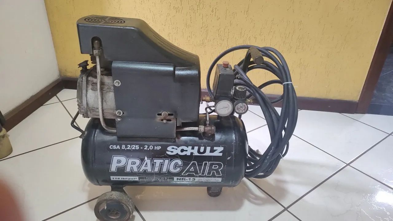 Compressor funcionando perfeitamente