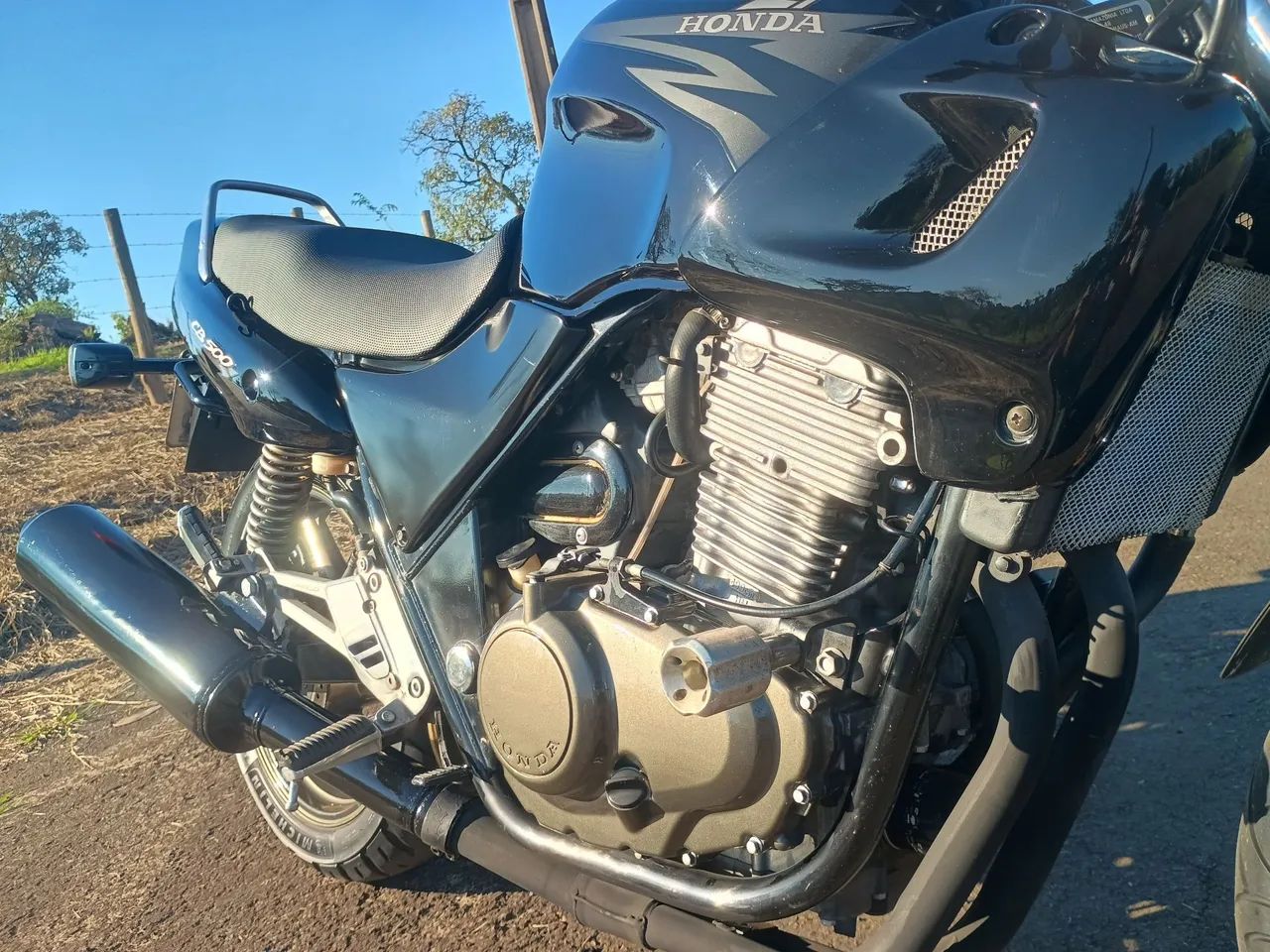 CB 500, clássica em excelente estado, bem original  - Foto 4