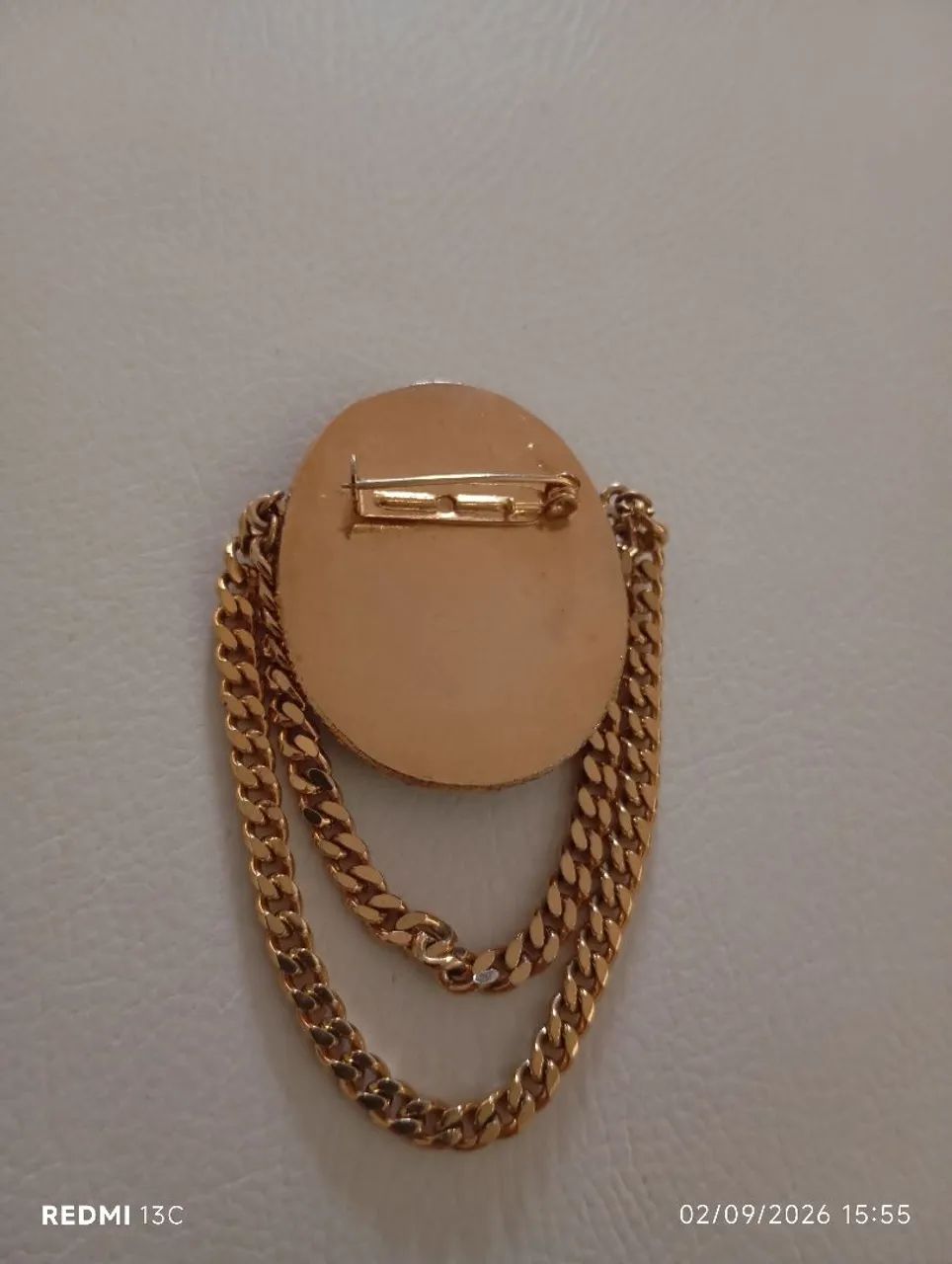 Broche de Camafeu Vintage - Foto 2