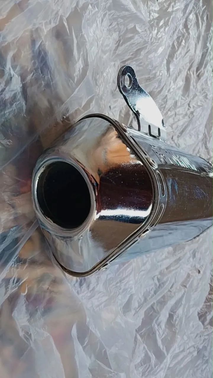 Escapamento Fortuna Mini Cromado - Foto 3