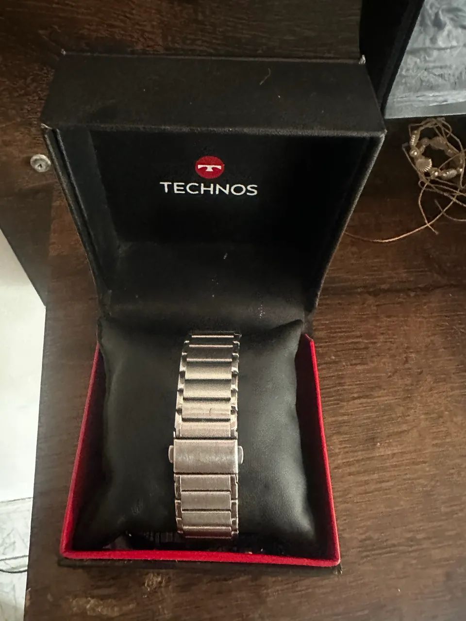 relógio technos masculino quadrado slim - Foto 2