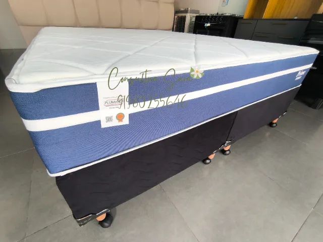 CAMA BOX QUEEN MOLAS ENSACADAS EM PROMOÇÃO  - Foto 4