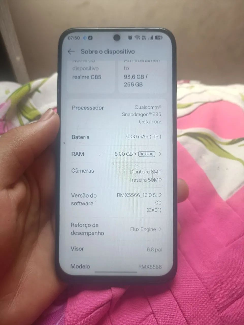 REALME C85 PREÇO A NEGOCIAR - Foto 4