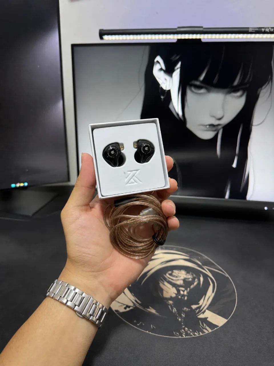 Fone KZ EDX Pro X com Microfone e Cabo Removível - Foto 3