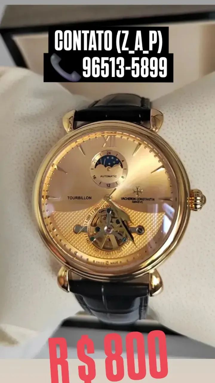 Relógio VACHERON CONSTANTIN FASES DA LUA AUTOMÁTICO  - Foto 3