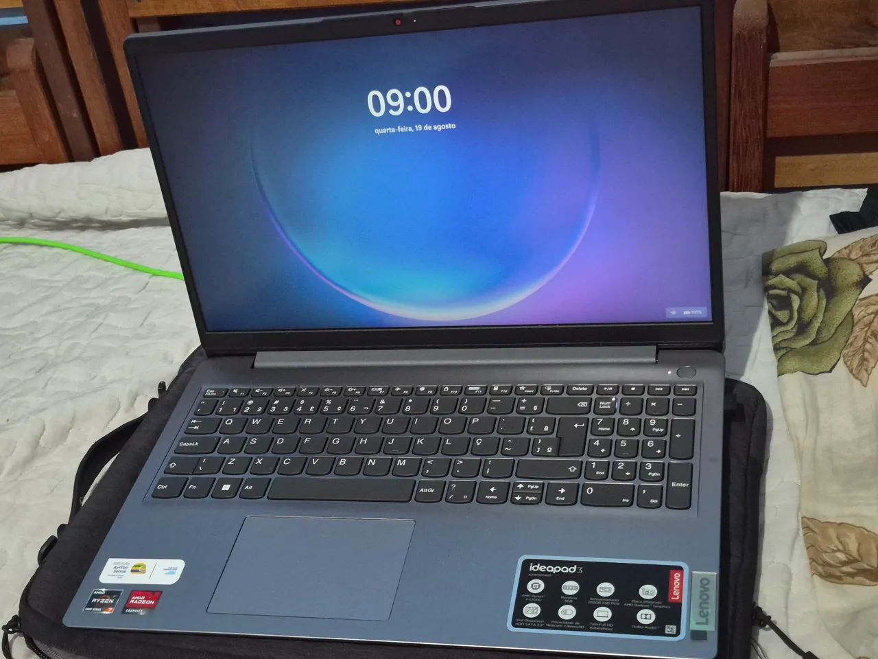 Vendo um notebook seminovo,  tudo ok  - Foto 2