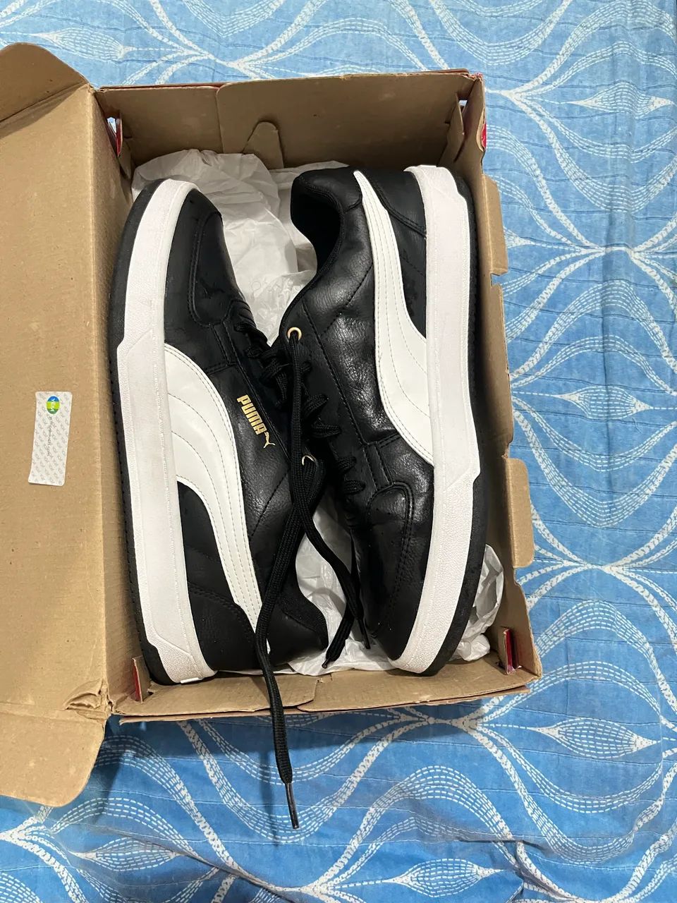 TÊNIS PUMA CAVEN 2.0 WHITER GOLD BDP - Foto 2