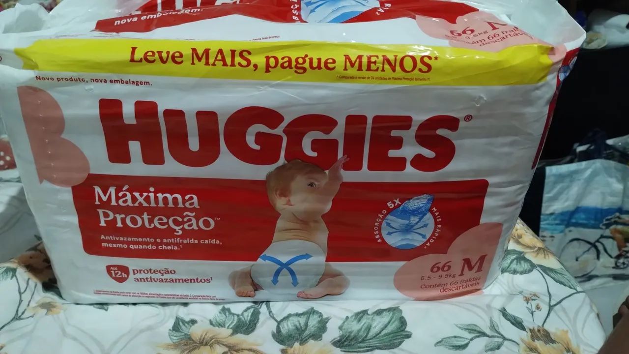 Fraldas M Huggies - Foto 2