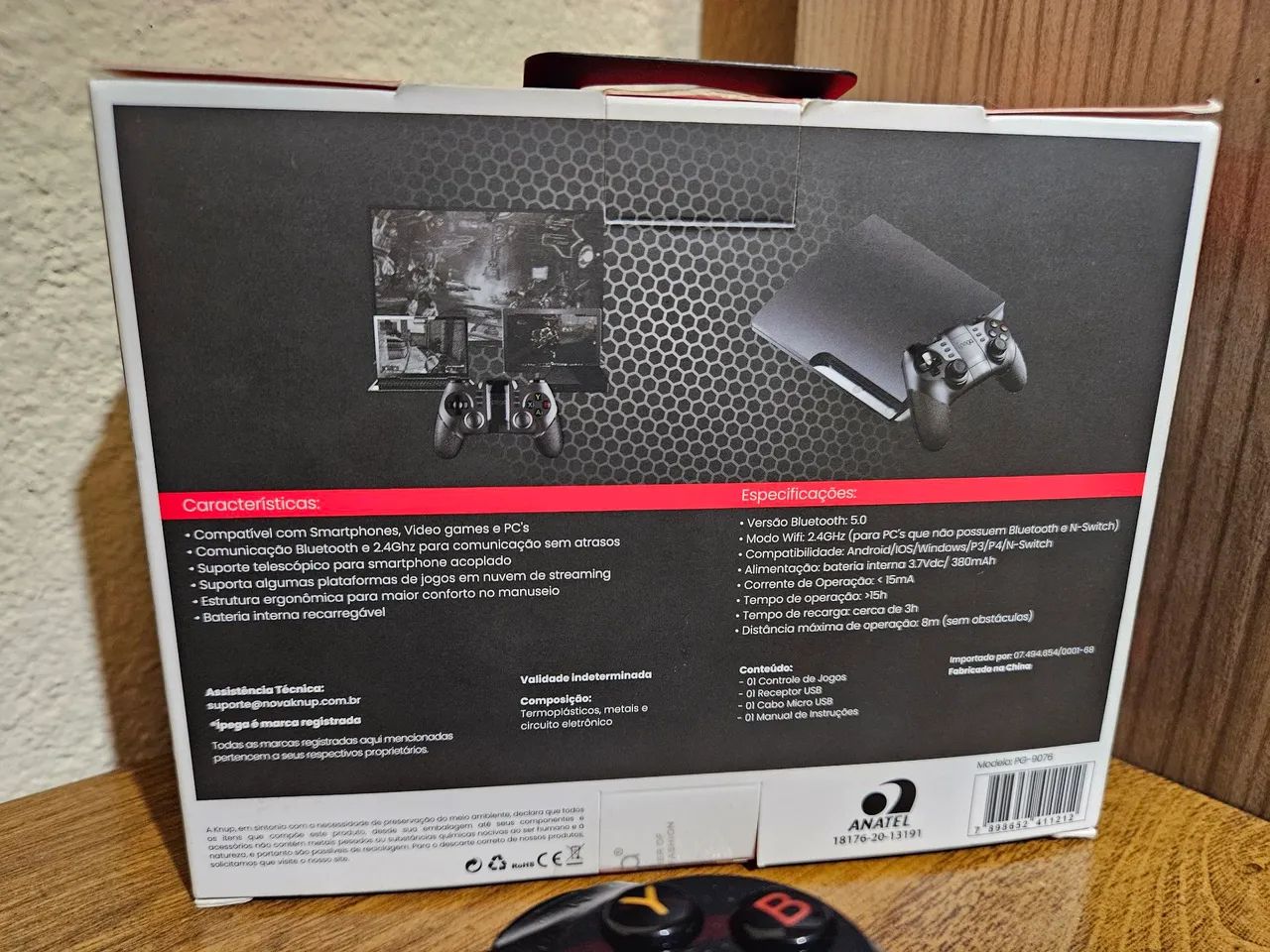 CONTROLE IPEGA MODELO PG-9076 PARA PS3/PS4/N-SWITCH/WINDOWS/ANDROID/IOS - Foto 5