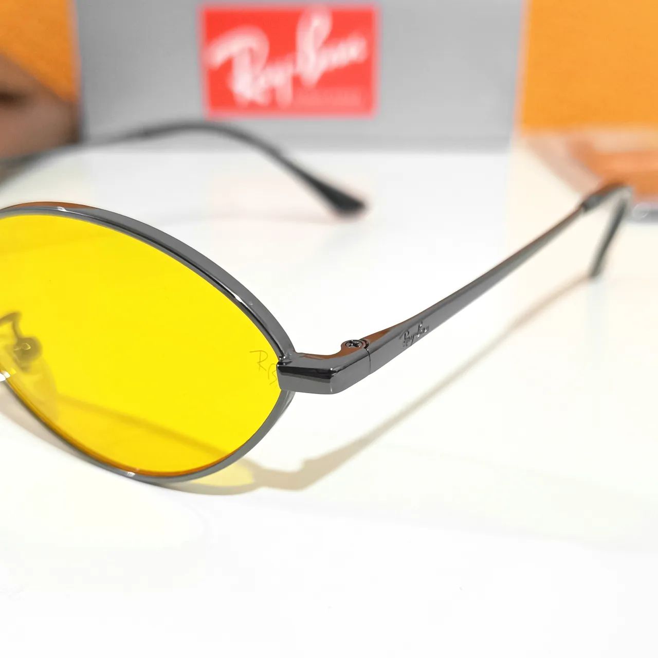 Óculos de sol Ray ban Kai Bio Based lançamento amarelo novo - Foto 2