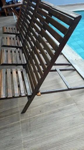 Conjunto de 4 Cadeiras de Madeira com Reclinação - Foto 2