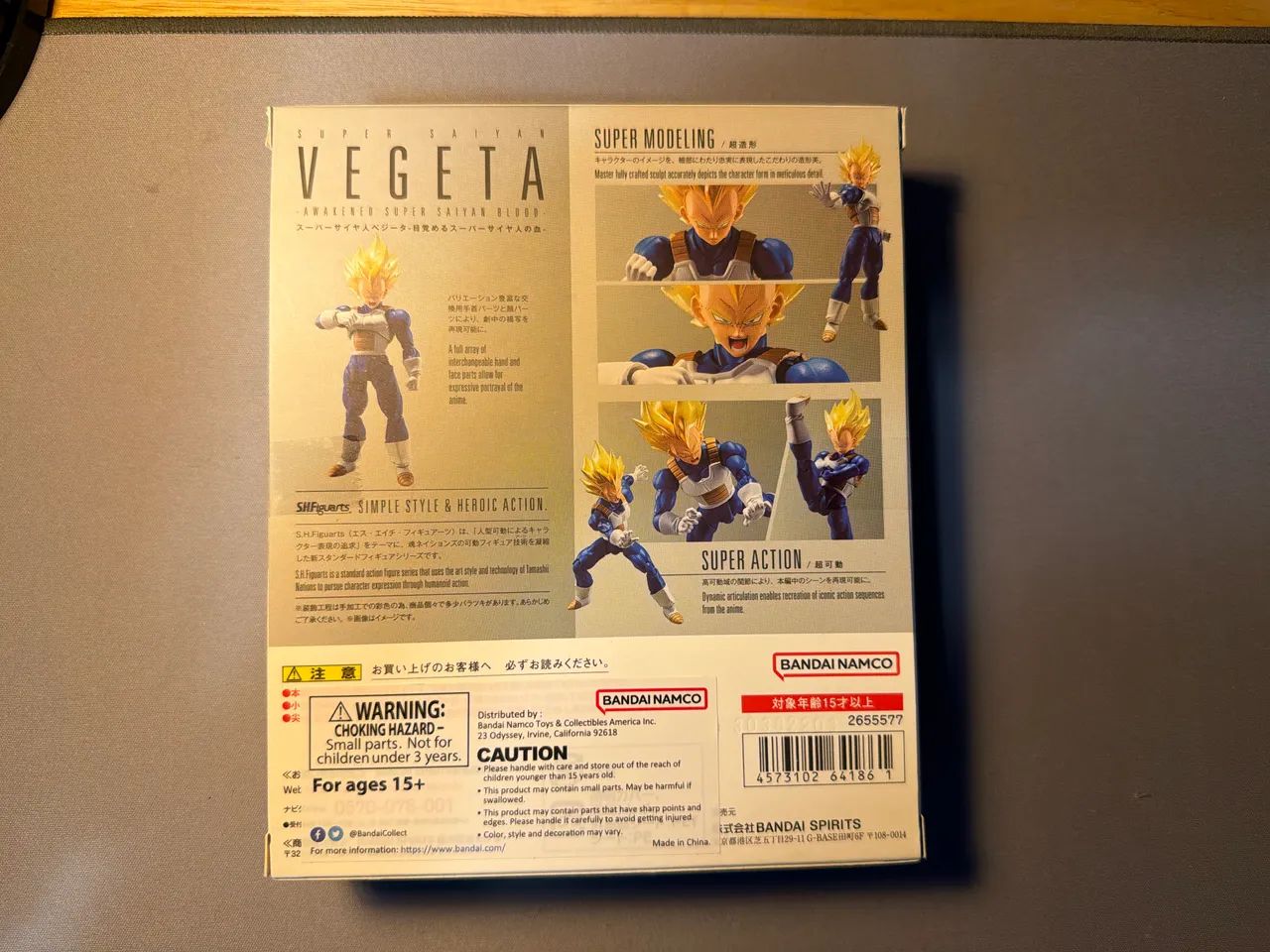 Super vegeta Dragon ball SH Figuarts  - Foto 2