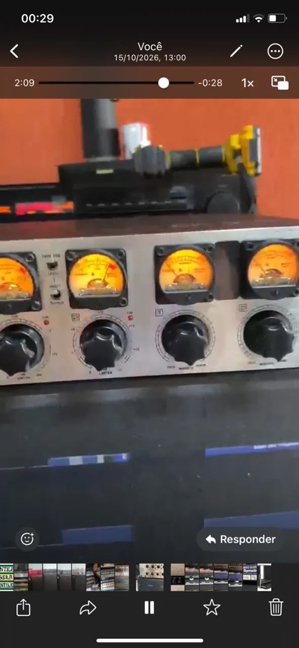 Compressor Behringer Valvulado - Composer Pro Vintage