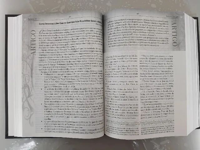 Bíblia de Estudo Apologia Cristã Raridade Não Produzida Capa Dura E Lacrada - Foto 4