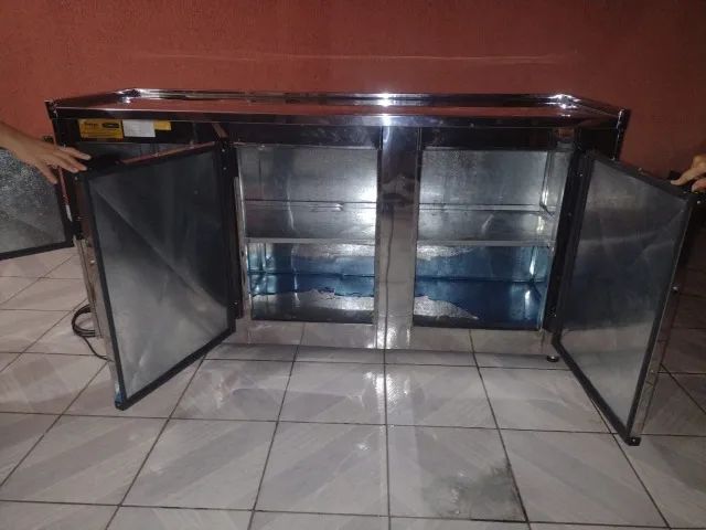 Balcão Refrigerado Refrigel 1.80m aço inox - Foto 2