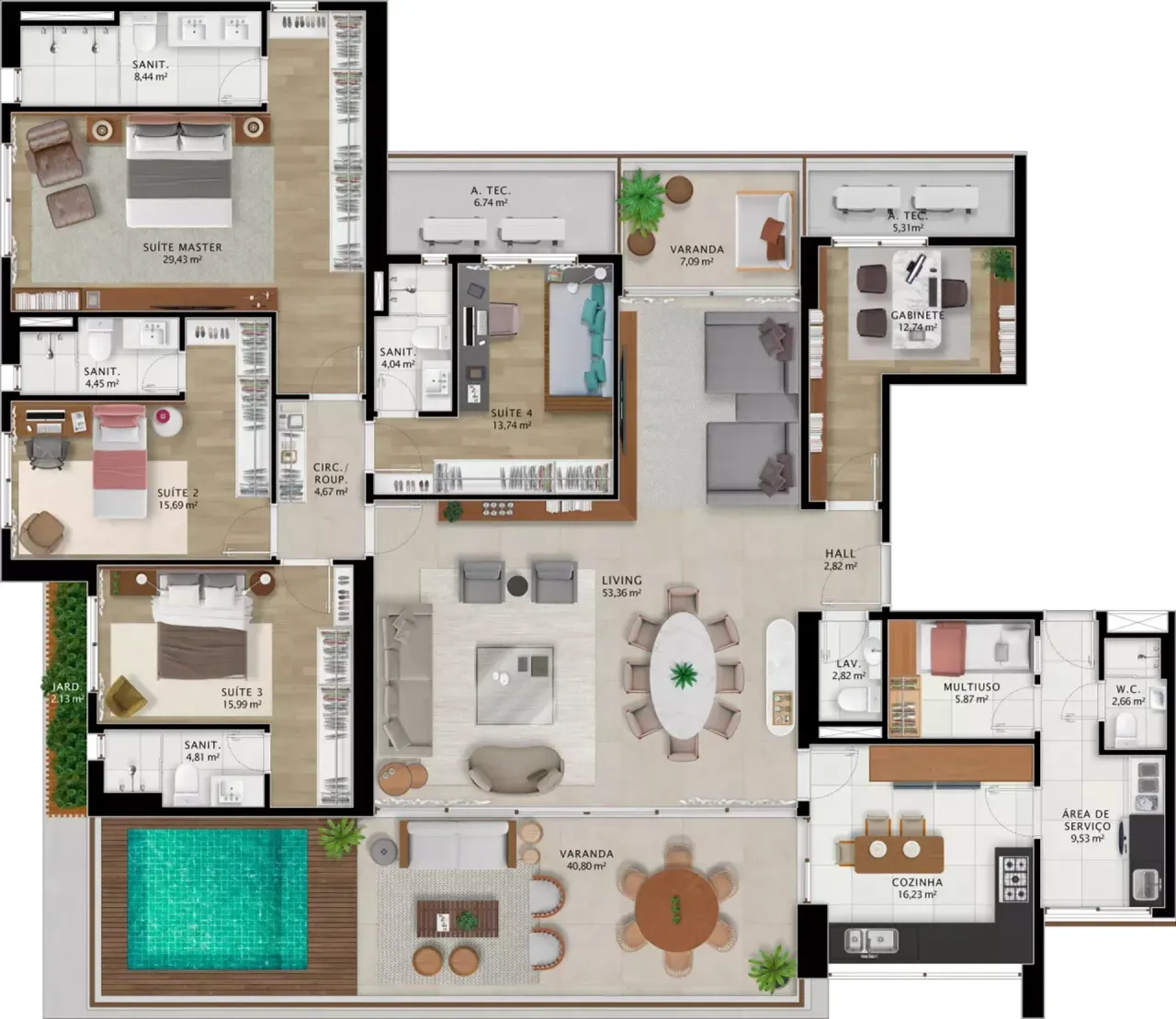PLANTA 269m²