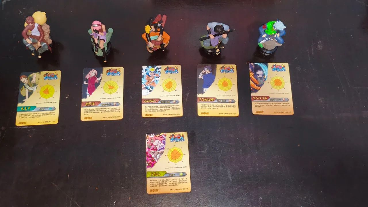 Conjunto de cartas e miniaturas naruto (colecionador) - Foto 4