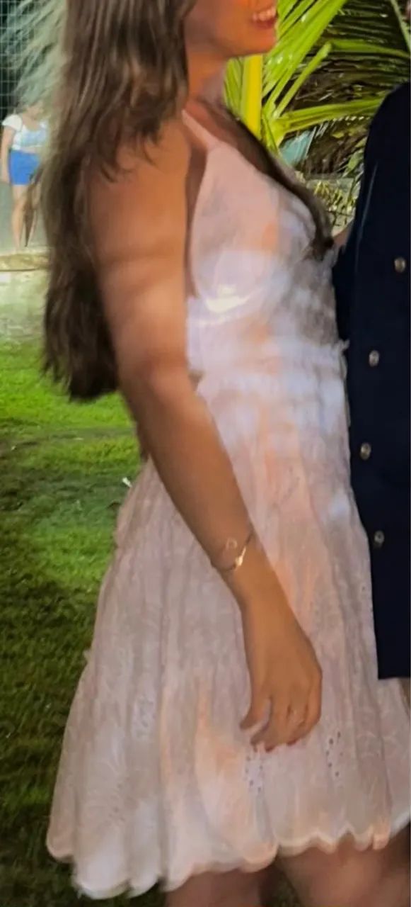 Vestido Branco de cambraia  - Foto 2