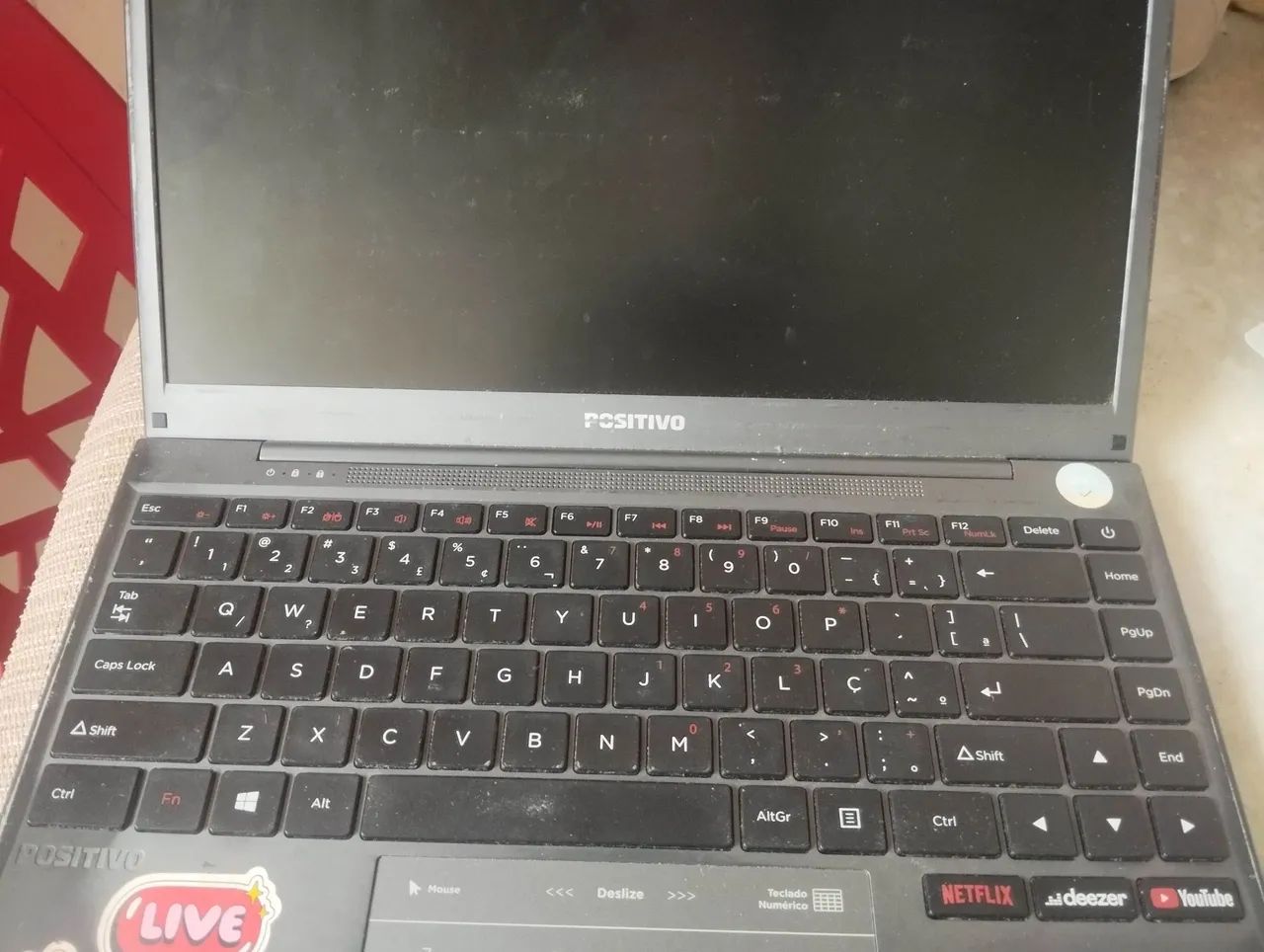 Notebook para retirada de peças ou conserto
