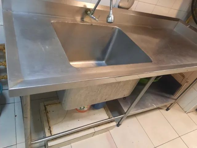 Pia industrial de Inox