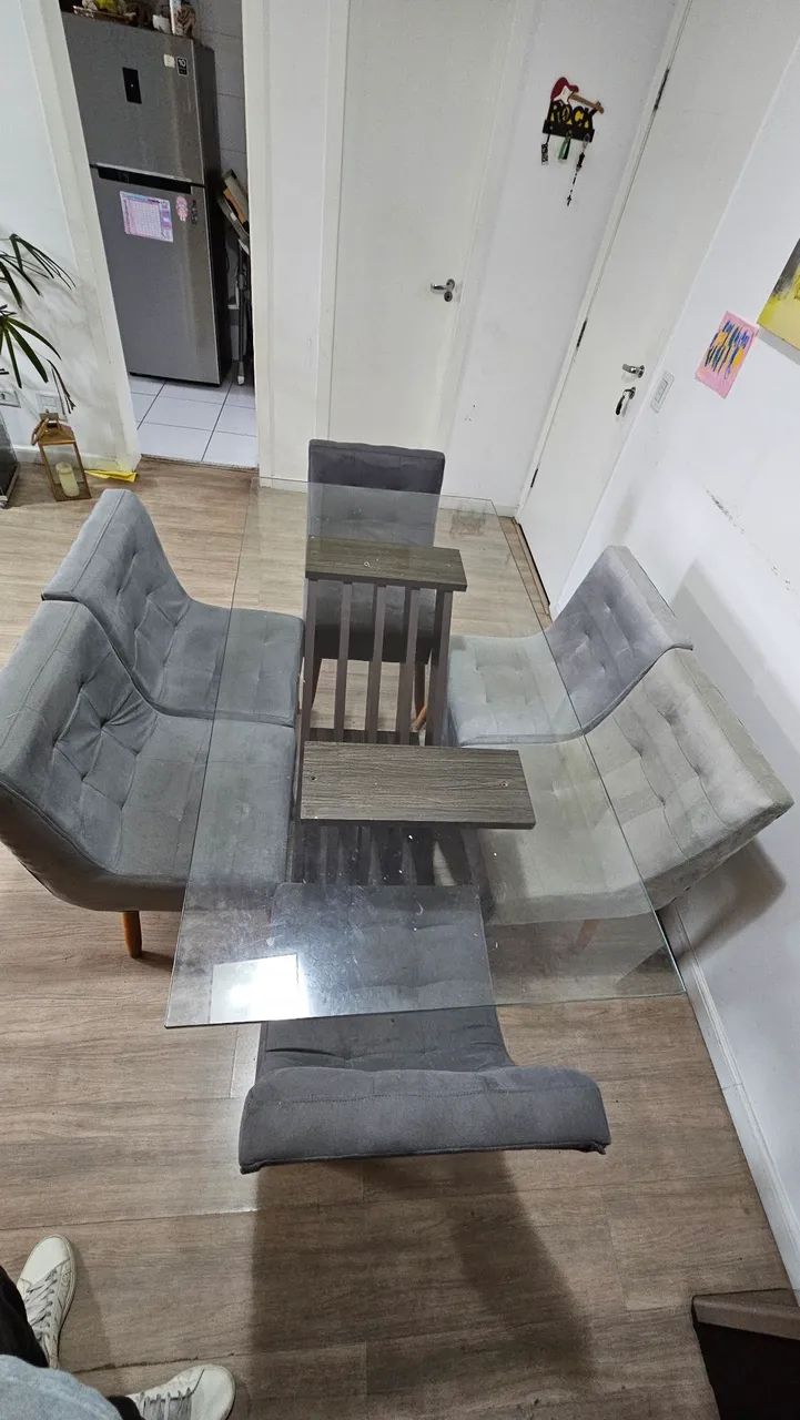 Mesa de jantar com 6 cadeiras  - Foto 2