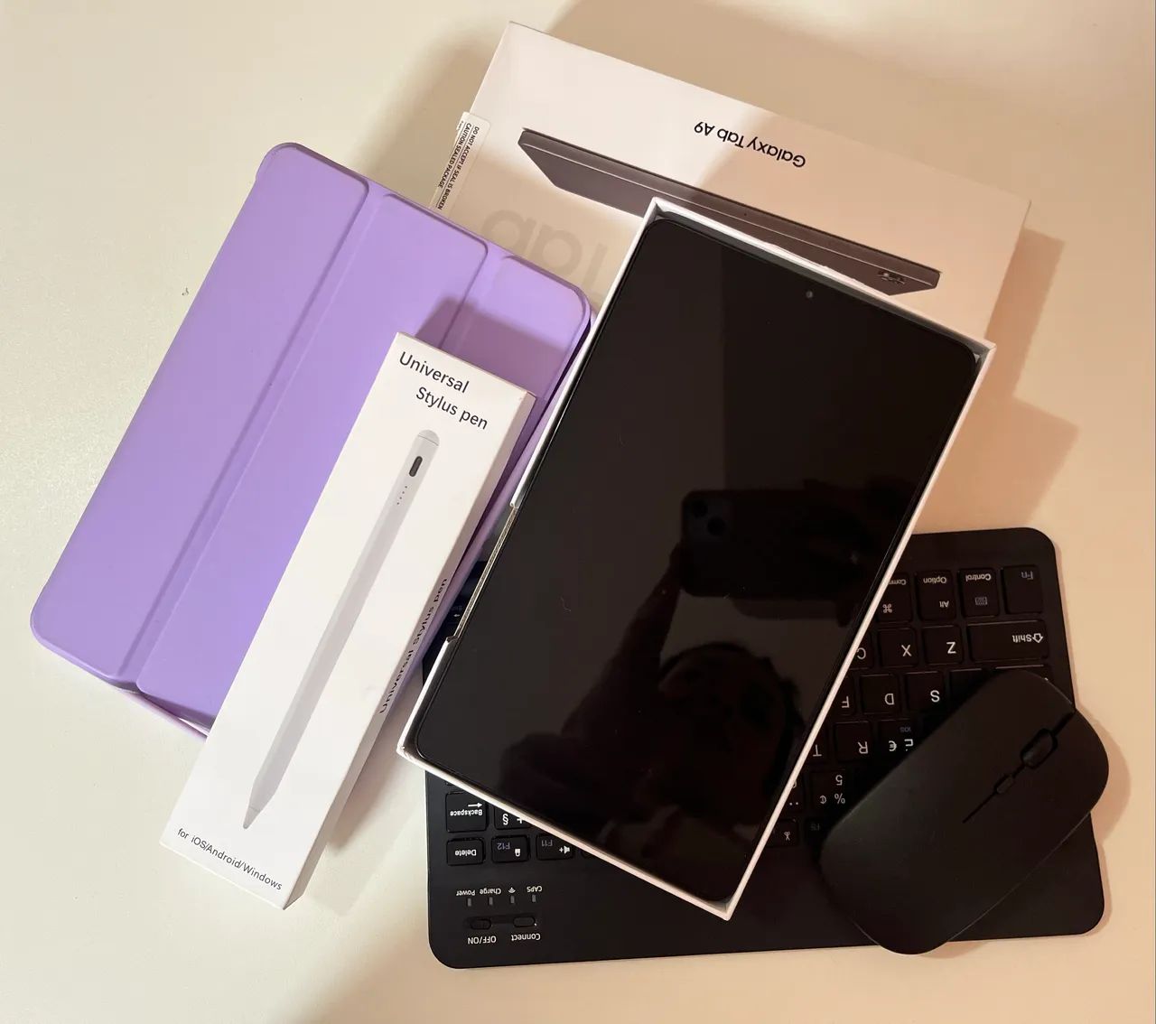 Tablet Samsung A9 64gb 4gb ram 8,7 polegadas - Com acessórios