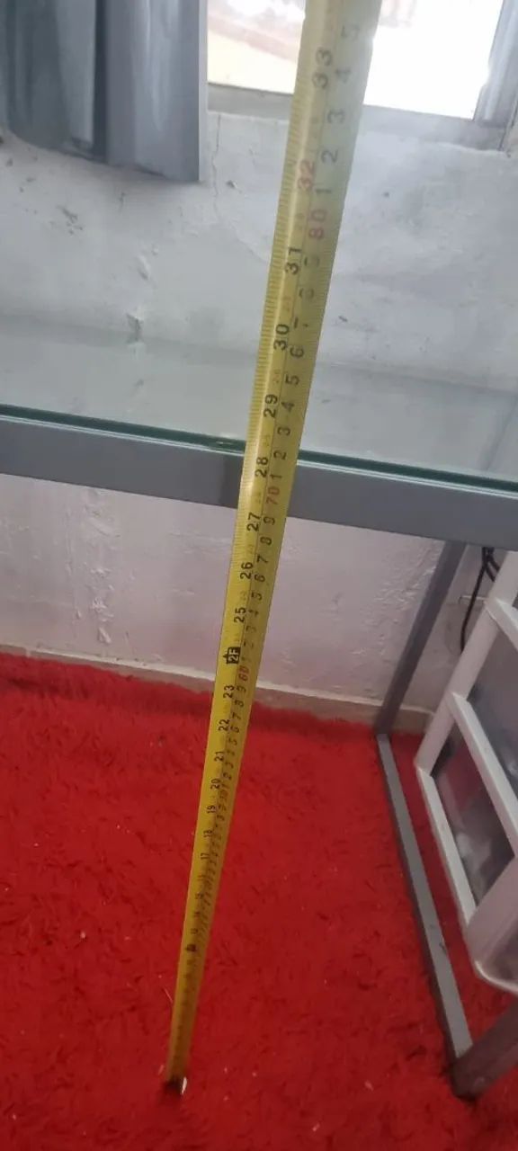Vendo Escrivaninha Cinza com Estante - Foto 5