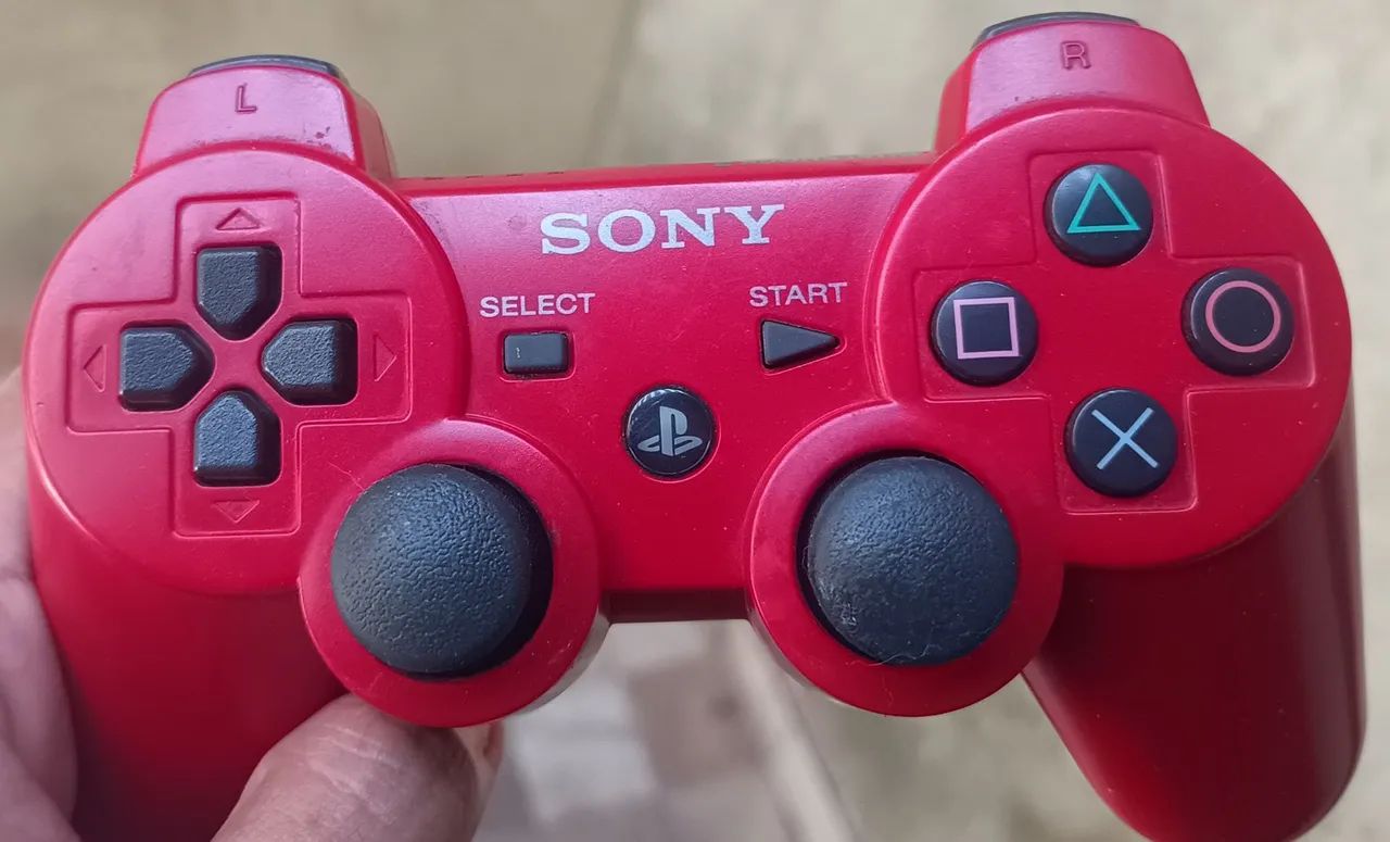 Controle PS3 original red  - Foto 4