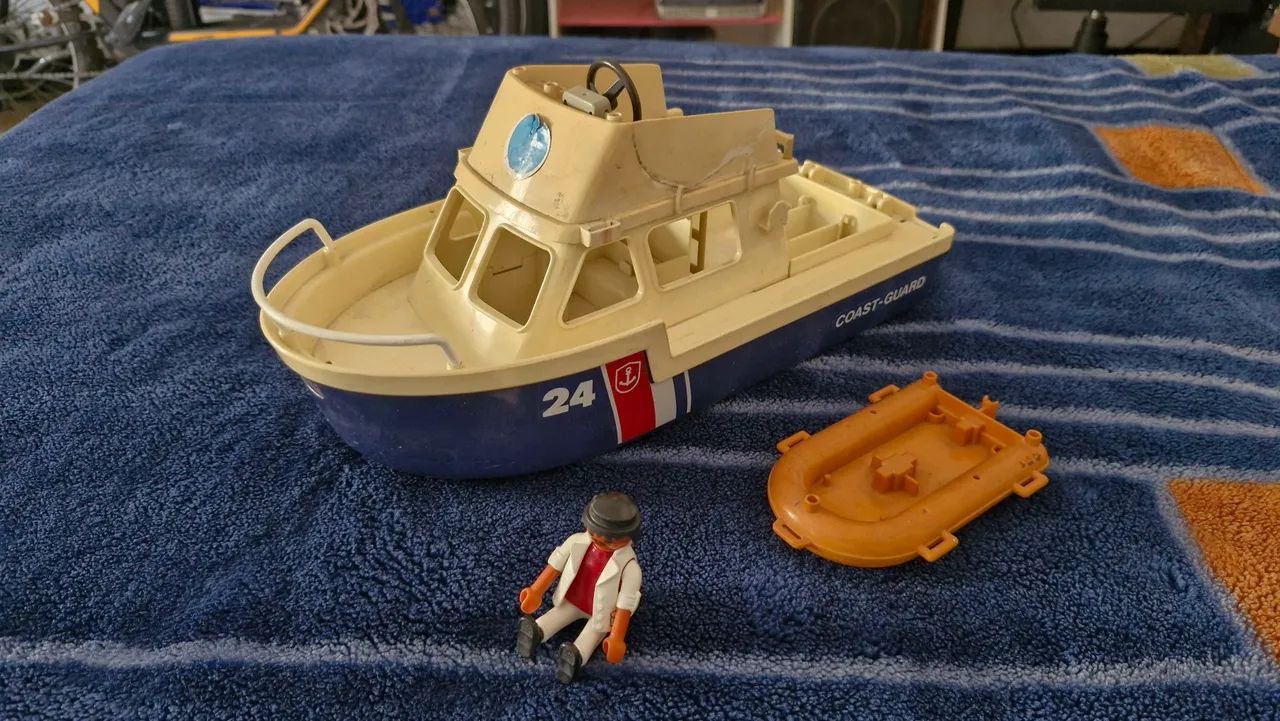 Barco Playmobil Antigo 