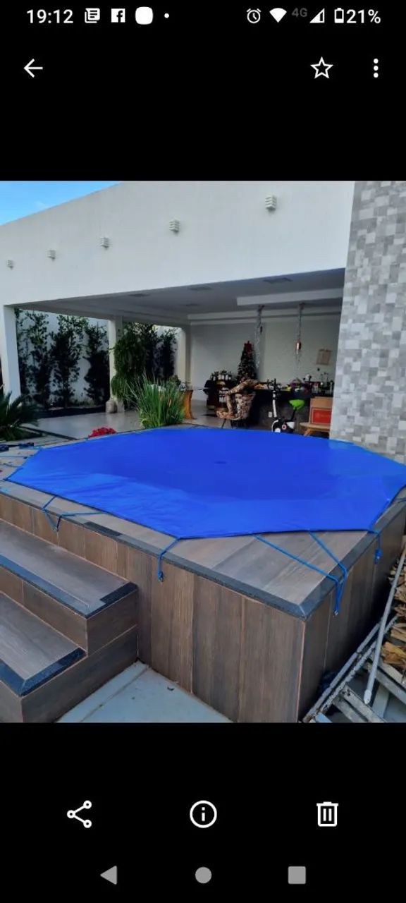 Capa de Proteção para Piscina 