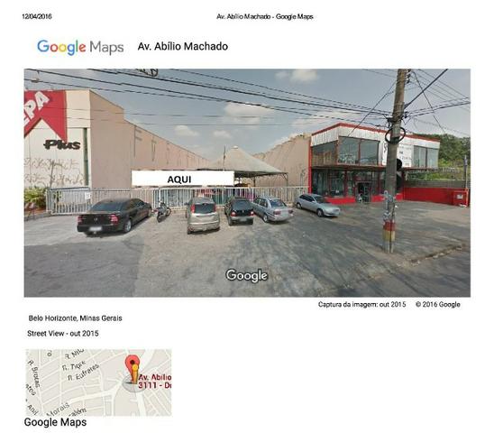 Imóvel asfaltado 2000 m² av abílio machado x av brigadeiro eduardo gomes no alípio de melo