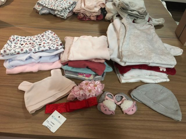 Roupas10 roupas de bebê Carters e outras RN até 3 meses - Foto 4