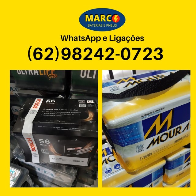 Bateria NOVA e USADA (Entrega grátis) - Foto 3