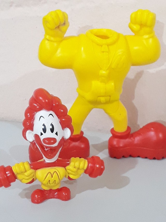 Boneco Papa Burguer Coleção Macdonalds 2005