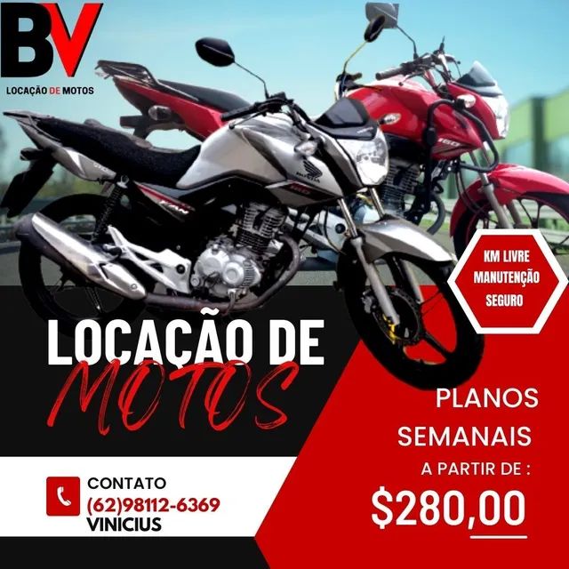 aluguel moto goiânia