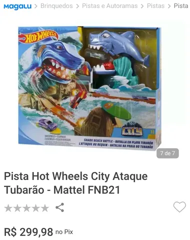 Pista Hot Wheels - Robô Tubarão - Mattel