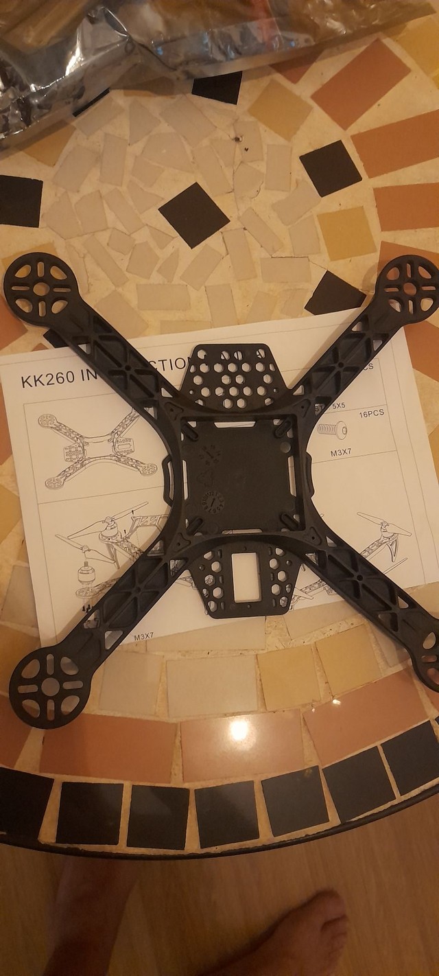 Kit Drone Race KK 260 FPV zerado 