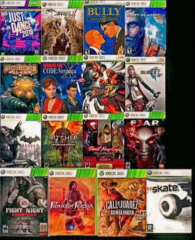 Jogos Para Xbox 360 Mídia Digital - DFG