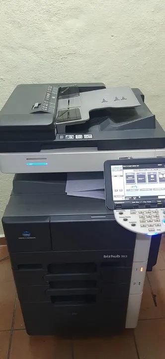 Copiadora e Impressora A3 P/B Konika Bizhub363