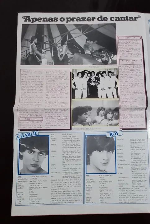 Poster Gigante do Menudo 1984 - Autografado - Foto 4