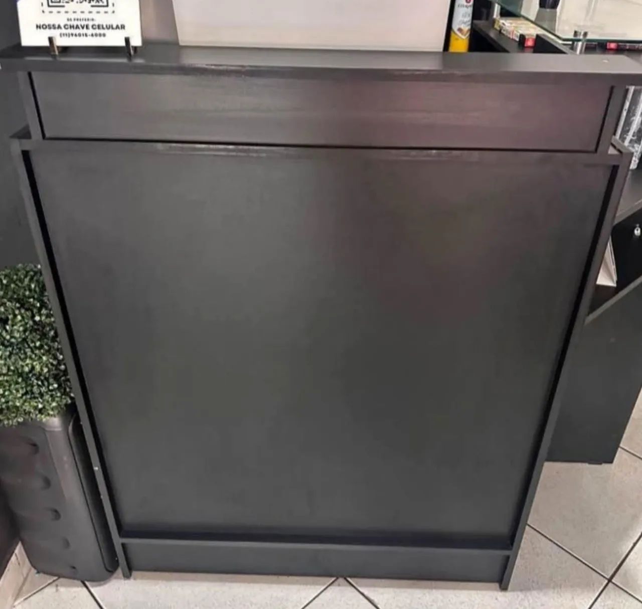Balcão caixa simples preto super promoção  - Foto 3