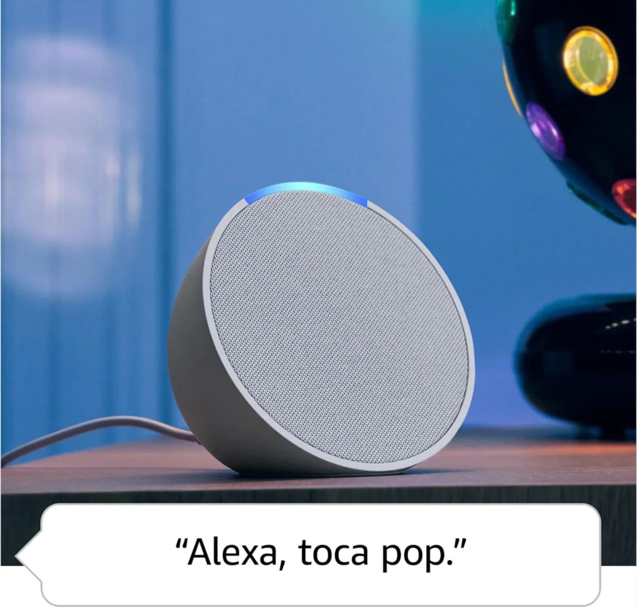 Echo Pop | Smart speaker compacto com som envolvente e Alexa | Cor Preta - Foto 2