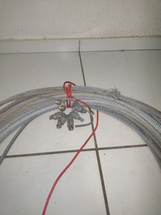 Cabo de aço - Linha de vida +/- 40 metro - Foto 2