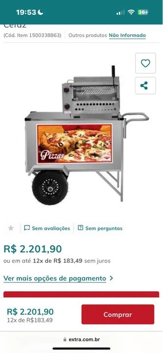 Forno para Pizza - Mini Pizza