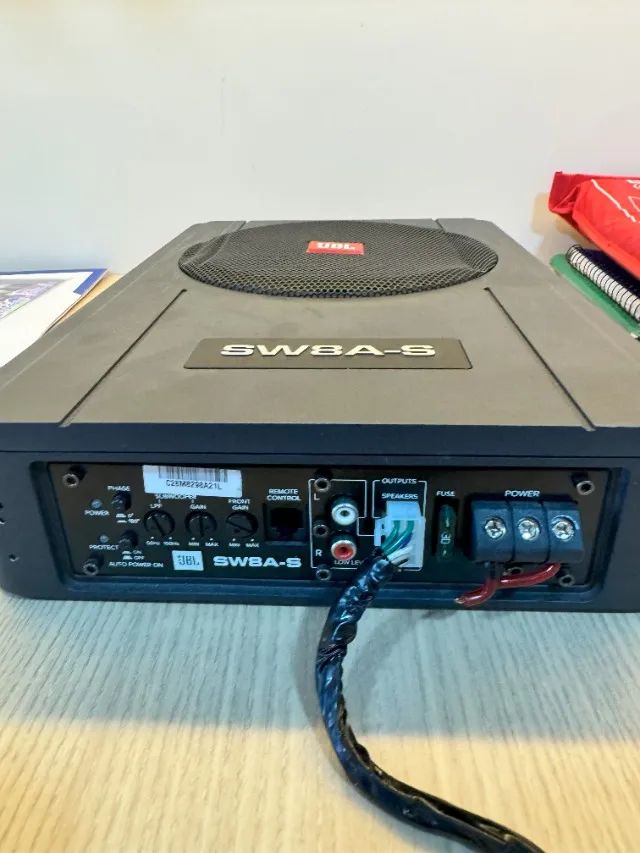Subwoofer caixa ativa JBL selenium Slim 8'' SW8A-S amplificado. - Foto 2