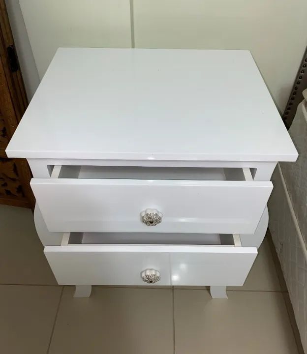 Conjunto - Cômodas - Quarto - Branco - Vintage - Foto 2