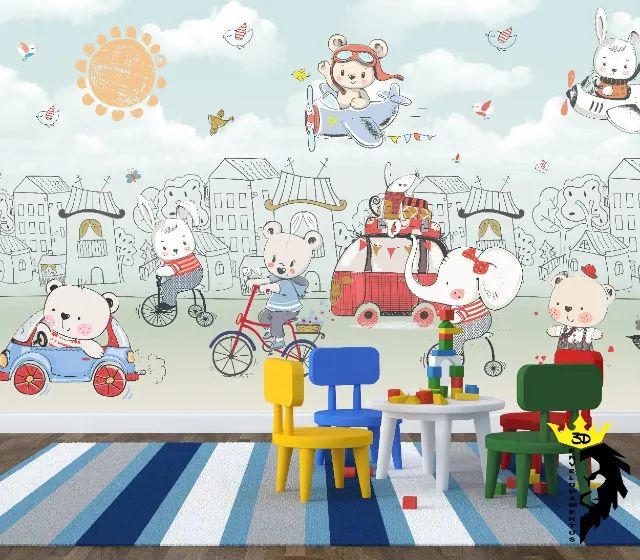 Papel de parede infantil - Foto 6