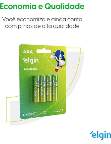 Pilha AAA alcalinas 