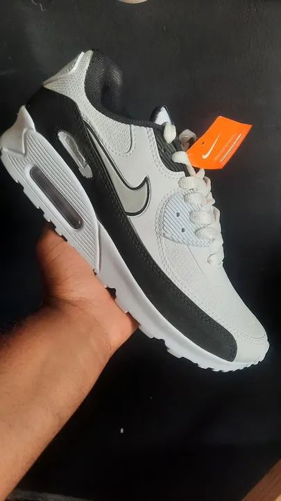 Tênis NIKE AIR MAX 90 PRETO/BRANCO (Nº 34 AO 43) - A PRONTA ENTREGA - Foto 6